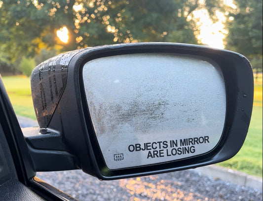 Car Mirror Decal (Set of Two)