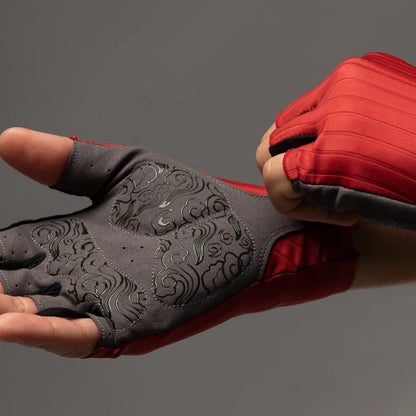 Light Skin Cycling Half Finger Gloves