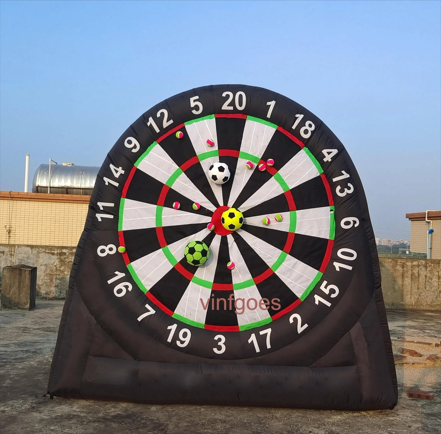 Giant Outdoor Inflatable Football Darts Board