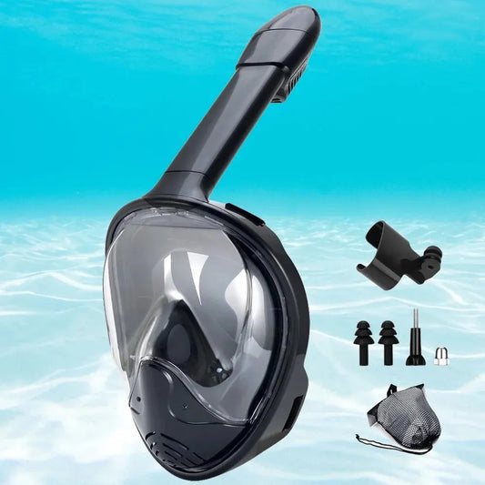 Full Face Snorkel Mask with Camera Mount