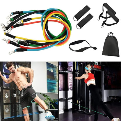 11 Piece Resistance Band Set