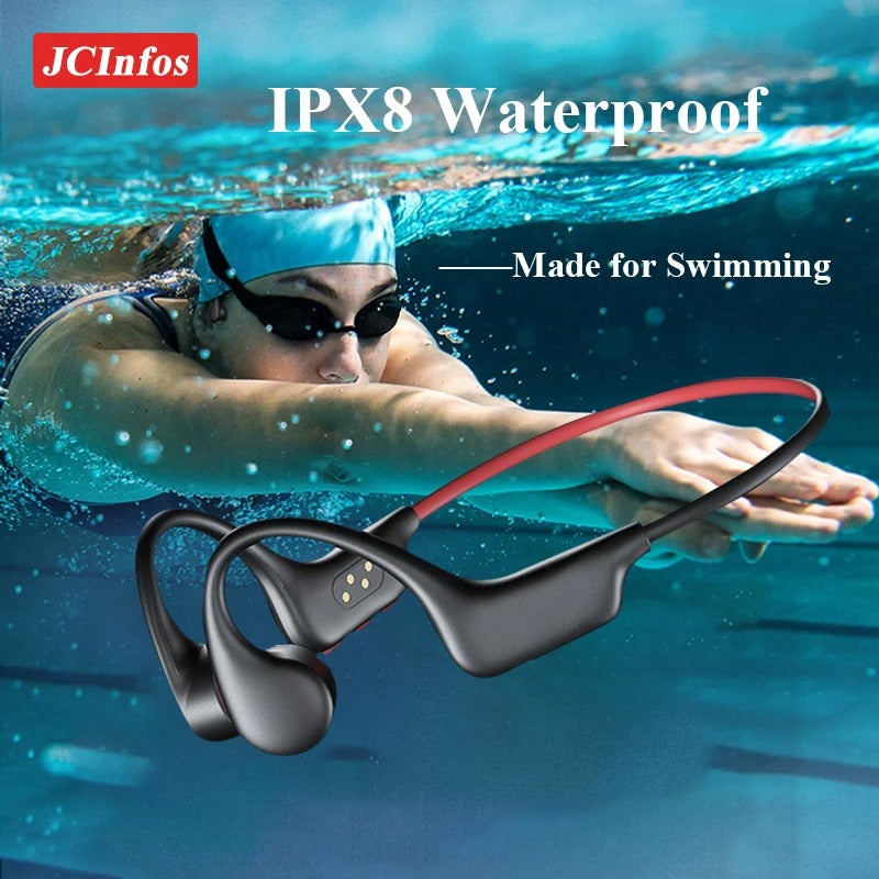 Waterproof Bone Conduction Swimming Headphones