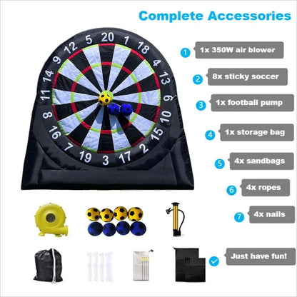 Giant Outdoor Inflatable Football Darts Board