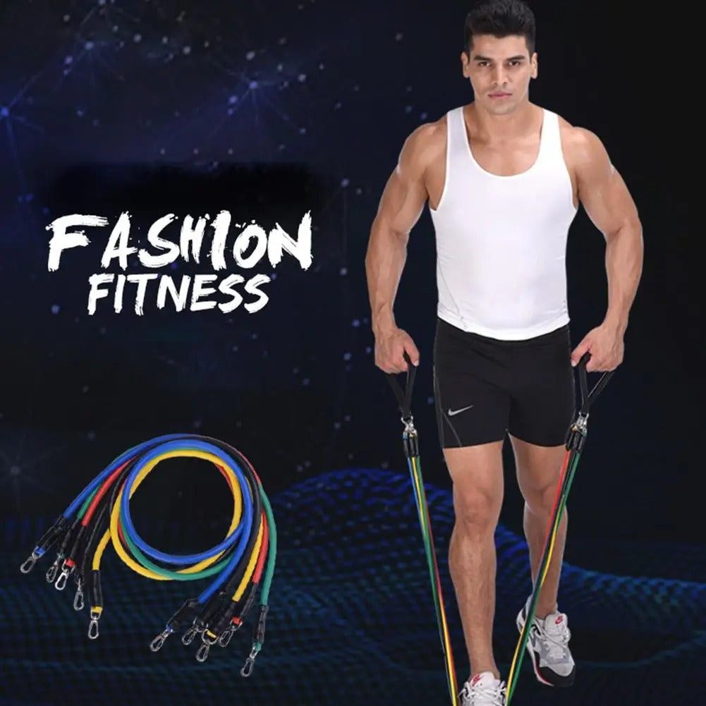 11 Piece Resistance Band Set