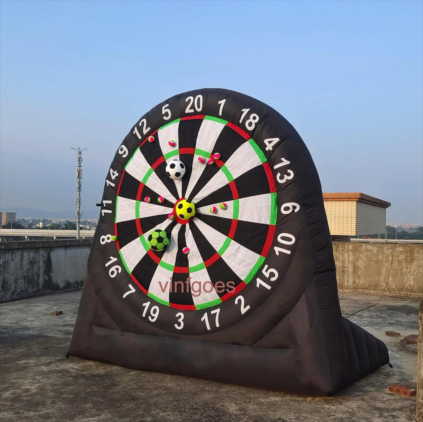 Giant Outdoor Inflatable Football Darts Board